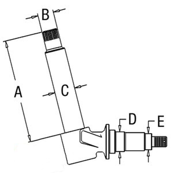 Aftermarket Universal Spindle A149614 - main